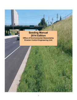 Seeding manual