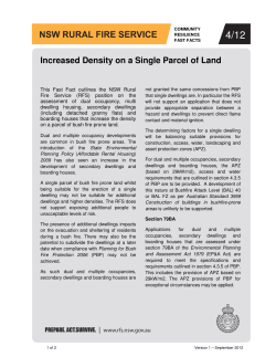 Fast Fact 4/12 Increased Density on a Single Parcel of Land