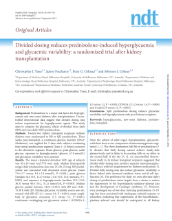 divided dosing reduces prednisolone
