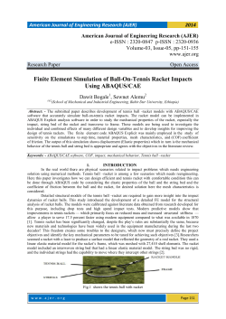 Finite Element Simulation of Ball-On
