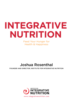 integrative nutrition