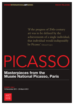 Masterpieces from the Mus&eacute;e National Picasso