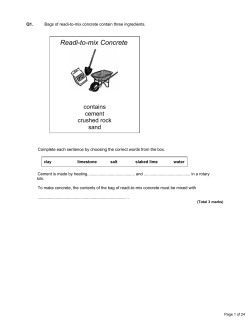 Limestone questions 66 marks