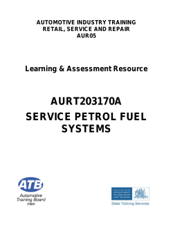 Service petrol fuel systems - Automotive Training Board of NSW