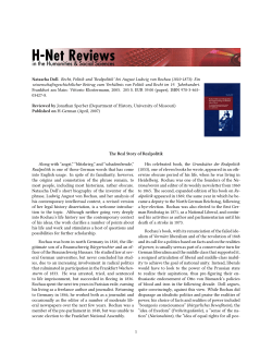 The Real Story of Realpolitik - H-Net