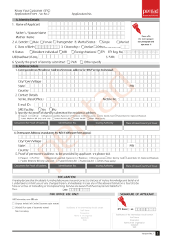 KYC Vol 7.cdr - Pentad Securities