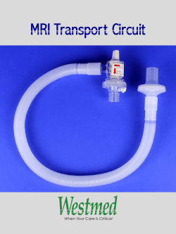 MRI Transport Ventilator Circuit