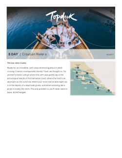 8 DAY | Croatian Riviera