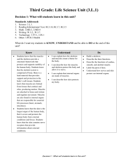 Third Grade: Life Science Unit (3.L.1)