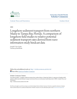 Longshore sediment transport from northern Maine to Tampa Bay