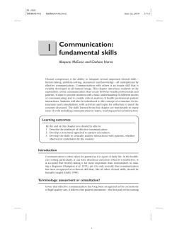 Communication: fundamental skills - McGraw