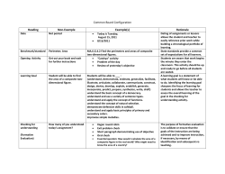 Common Board Configuration Heading Non