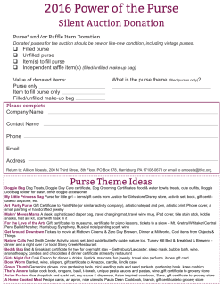 2016 Power of the Purse