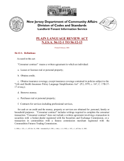 Plain Language Review Act