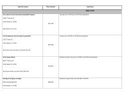 Food Assistance Resources