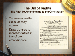 bill of rights notes