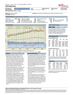 CVS Health Corp - Washburn University