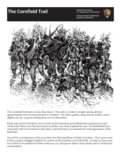 The Cornfield Trail - Civil War Traveler