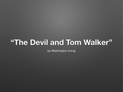 Devil and Tom Walker