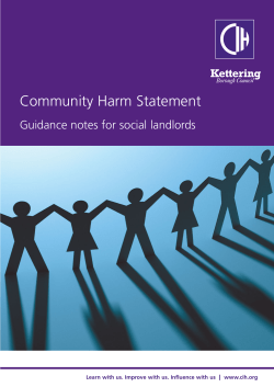 Community harm rev with logos - Chartered Institute of Housing