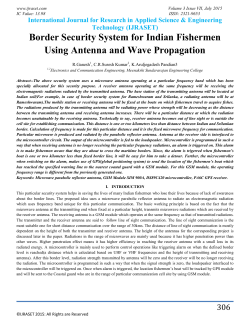 Border Security System for Indian Fishermen Using Antenna and