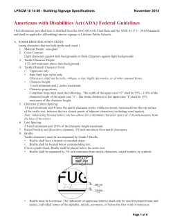 Americans with Disabilities Act (ADA) Federal Guidelines