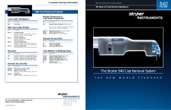 Cast Cutter brochure (Page 1 - 2)