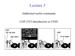 Lecture 5