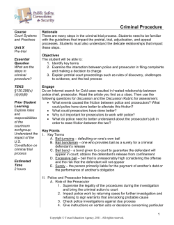 Criminal Procedure