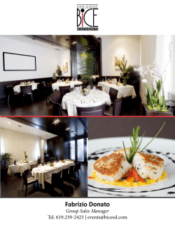 custom menu - BiCE San Diego