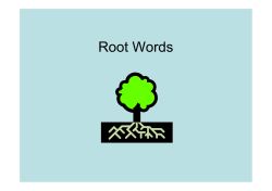 Root Words.rupt and tele