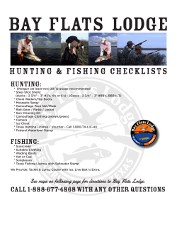 HUNTING - Bay Flats Lodge