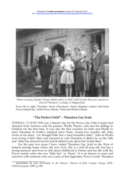 "The Perfect Child" - Theodora Gay Scutt - powys