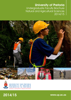 Faculty Brochure 2014/15