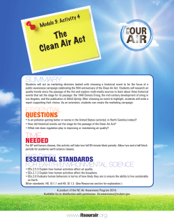 The Clean Air Act