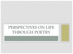 Poetry Perspective