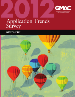 2012 Application Trends Survey Report