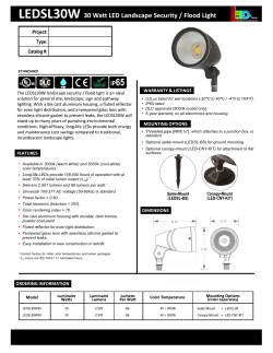 cULus listed for wet locations (-20 C to 40 C /