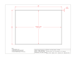 36" OD 48" OD VIEWABLE AREA 47" X 35" 1/2" FRAME United