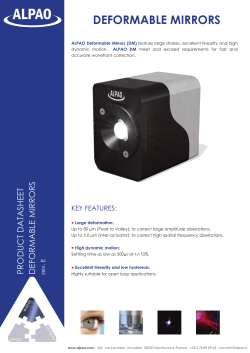deformable mirrors