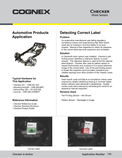Automotive Products Application Detecting Correct Label