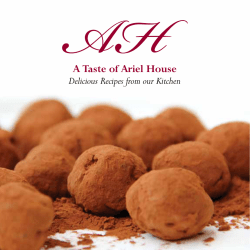 A Taste of Ariel House