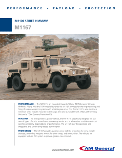 m1100 series hmmwv