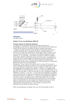 The PSD School Section 13 by Lars Stenberg, ESDE AB Further