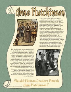 Should Puritan Leaders Banish Anne Hutchinson?