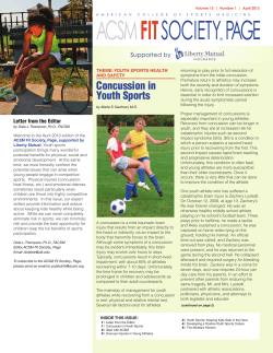 ACSM Fit Society Page - American College of Sports Medicine