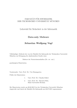 Data-only Malware