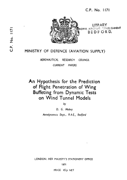 An Hypothesis for the Prediction of Flight Penetration of Wing