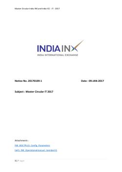 Master Circular IT 2017