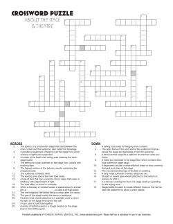 Crossword puzzle